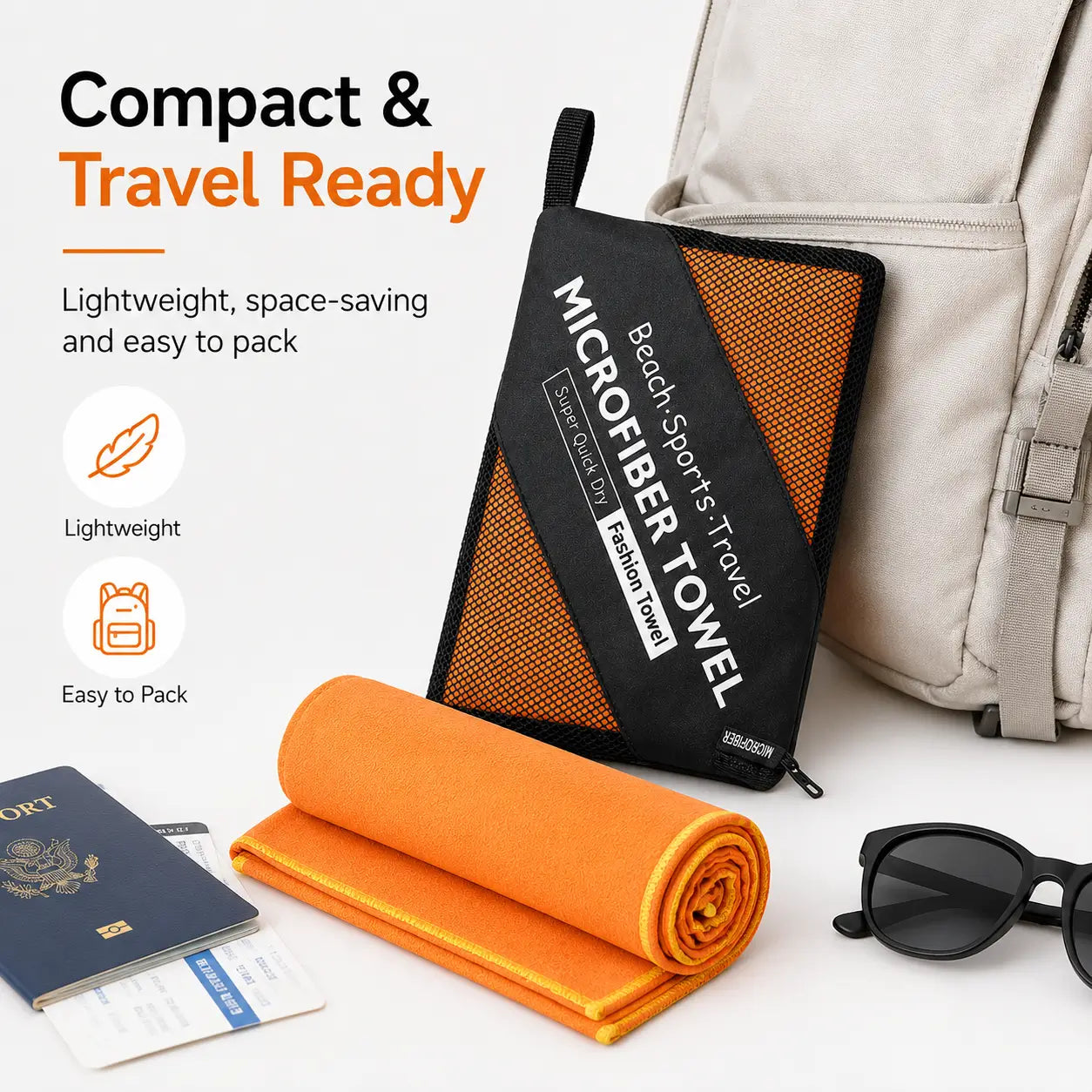 TerraRinse™ Portable Quick-Dry Towel